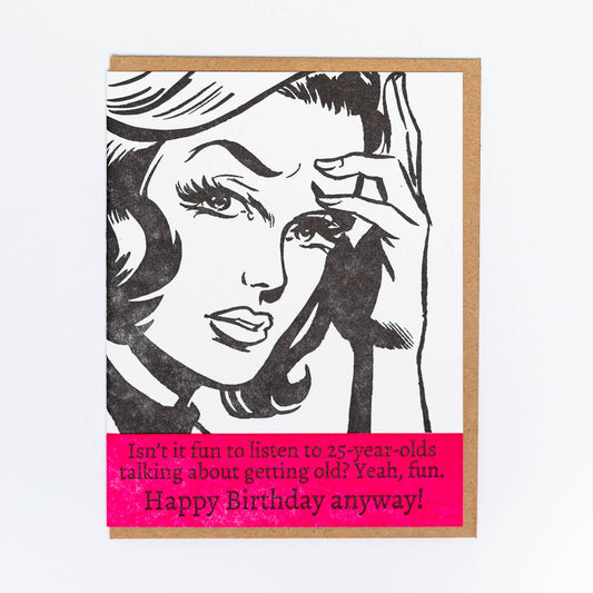 Happy Birthday Anyway Card