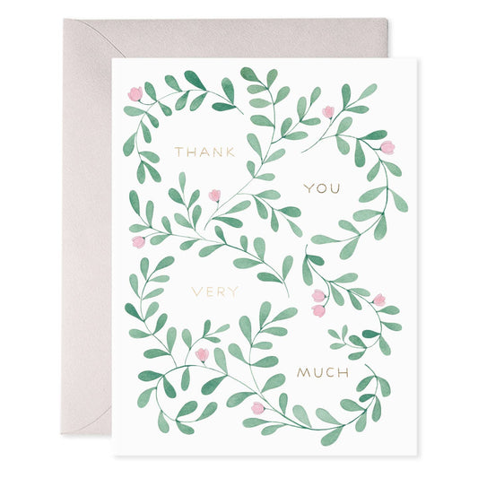 Vine Thank You Very Much Card