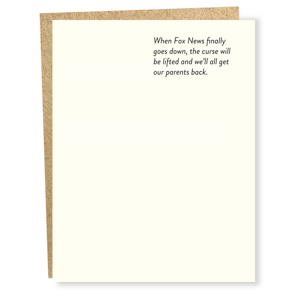 SP #1103: Fox News Curse Card