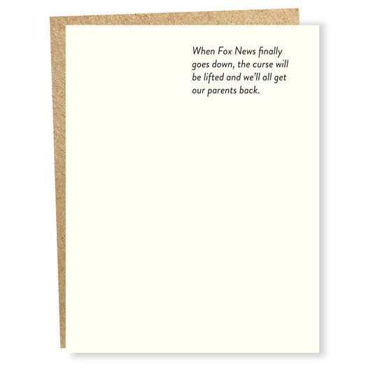 SP #1103: Fox News Curse Card