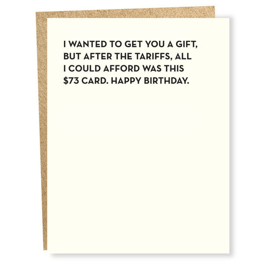 SP #870: Birthday Tariffs Card