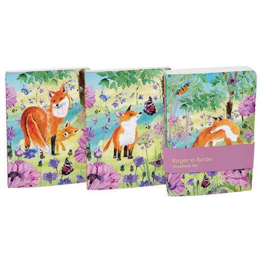 Sunny & Wild Foxes Notebook Set