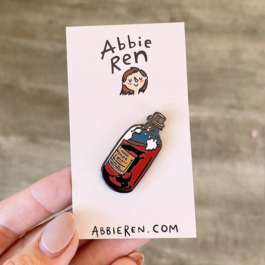 Bloodborne Dark Souls Bottle Enamel Pin