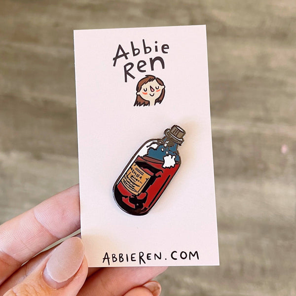 Bloodborne Dark Souls Bottle Enamel Pin