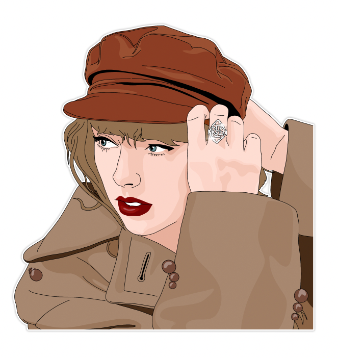 Red Tv Taylor Swift Vinyl Sticker