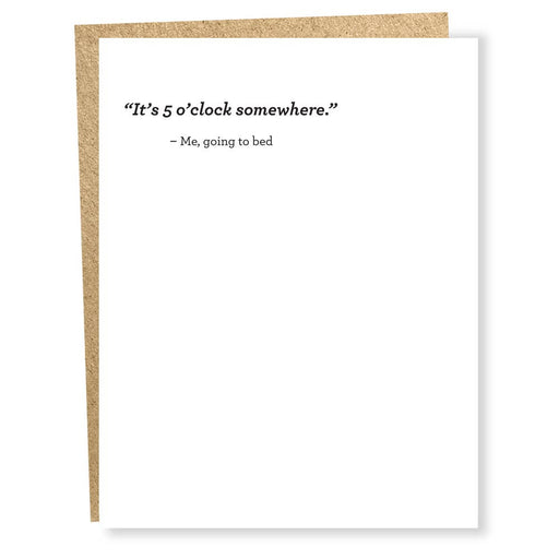 SP #753: 5 O'Clock Somewhere Card