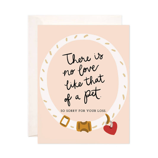 Love of a Pet Loss Card