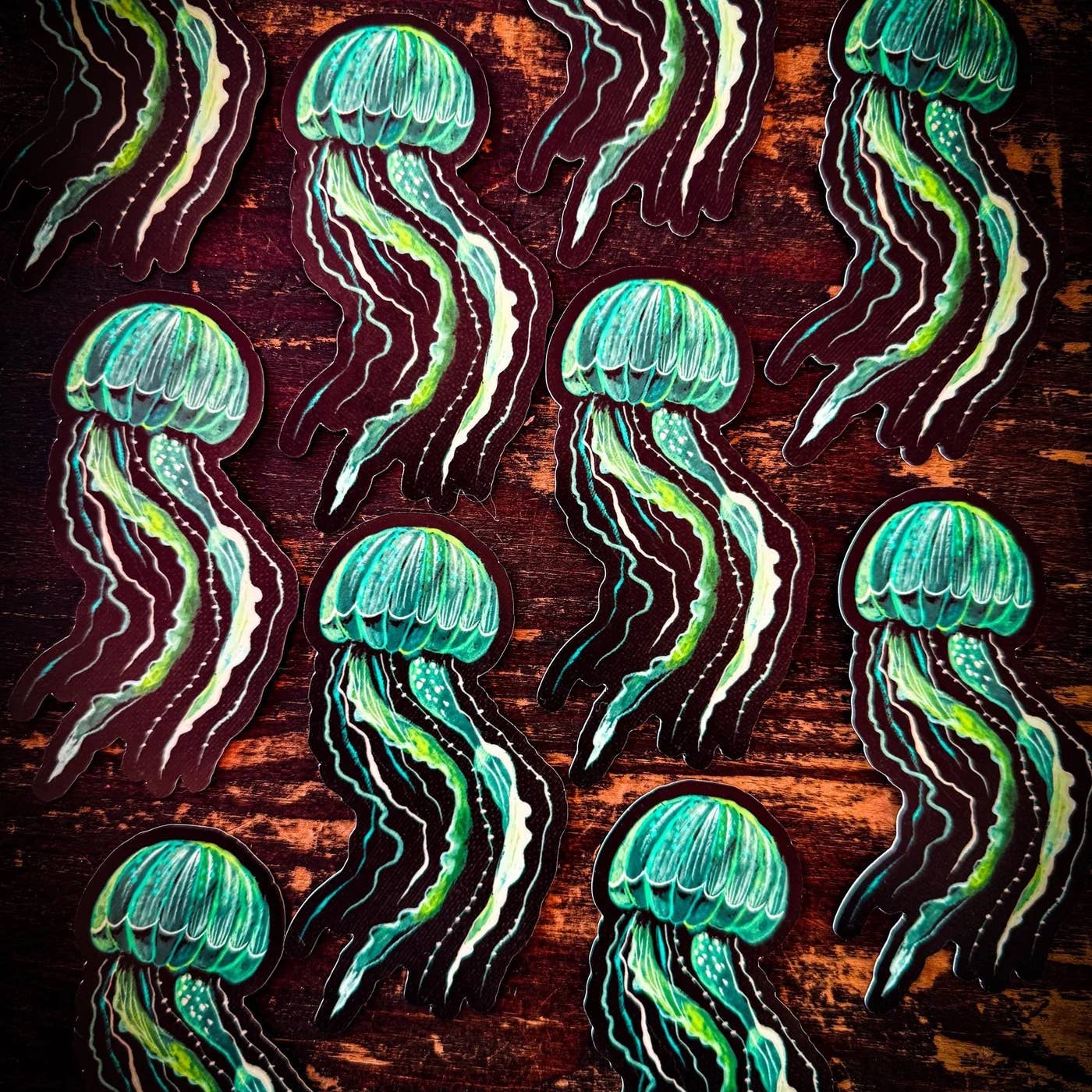 Jellyfish Glow in the Dark Sticker