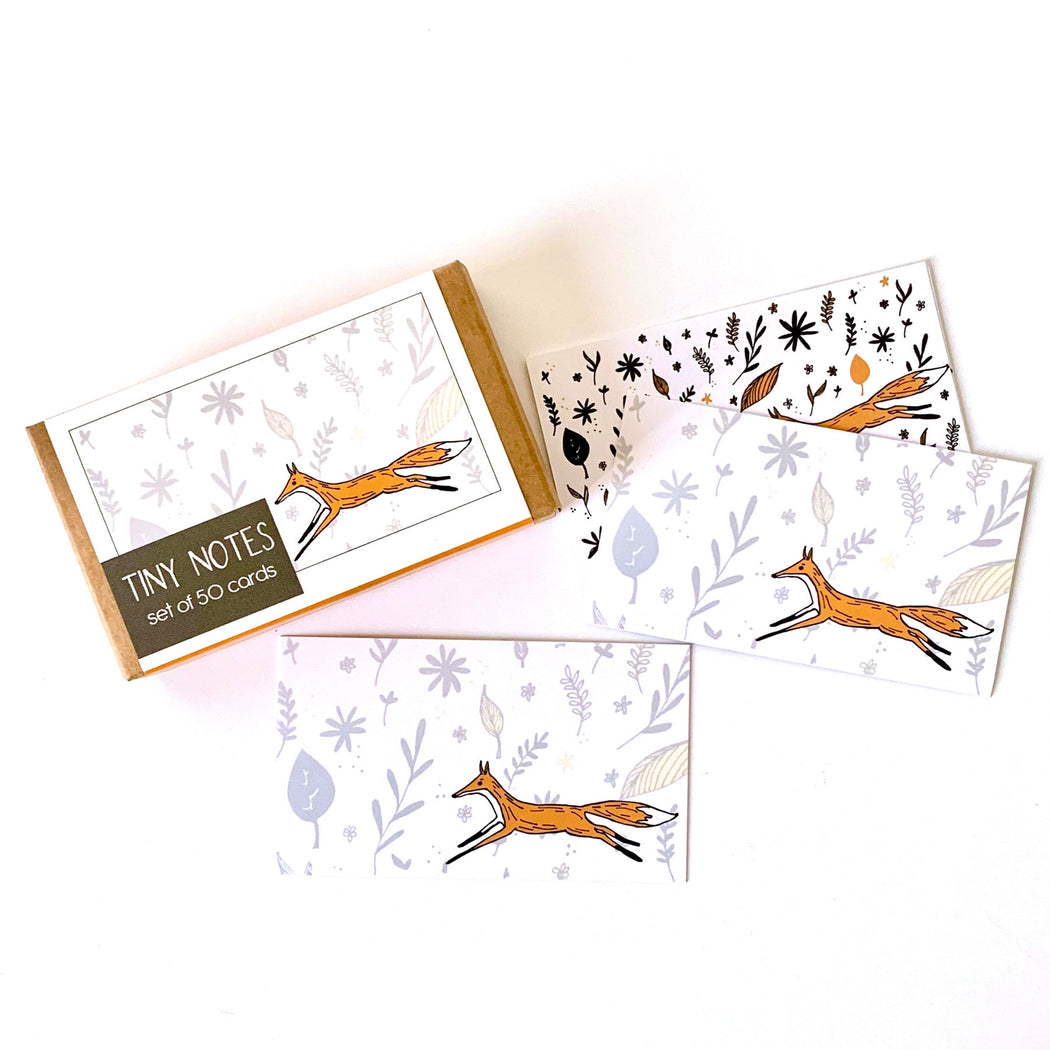 Fox Tiny Notes Cards