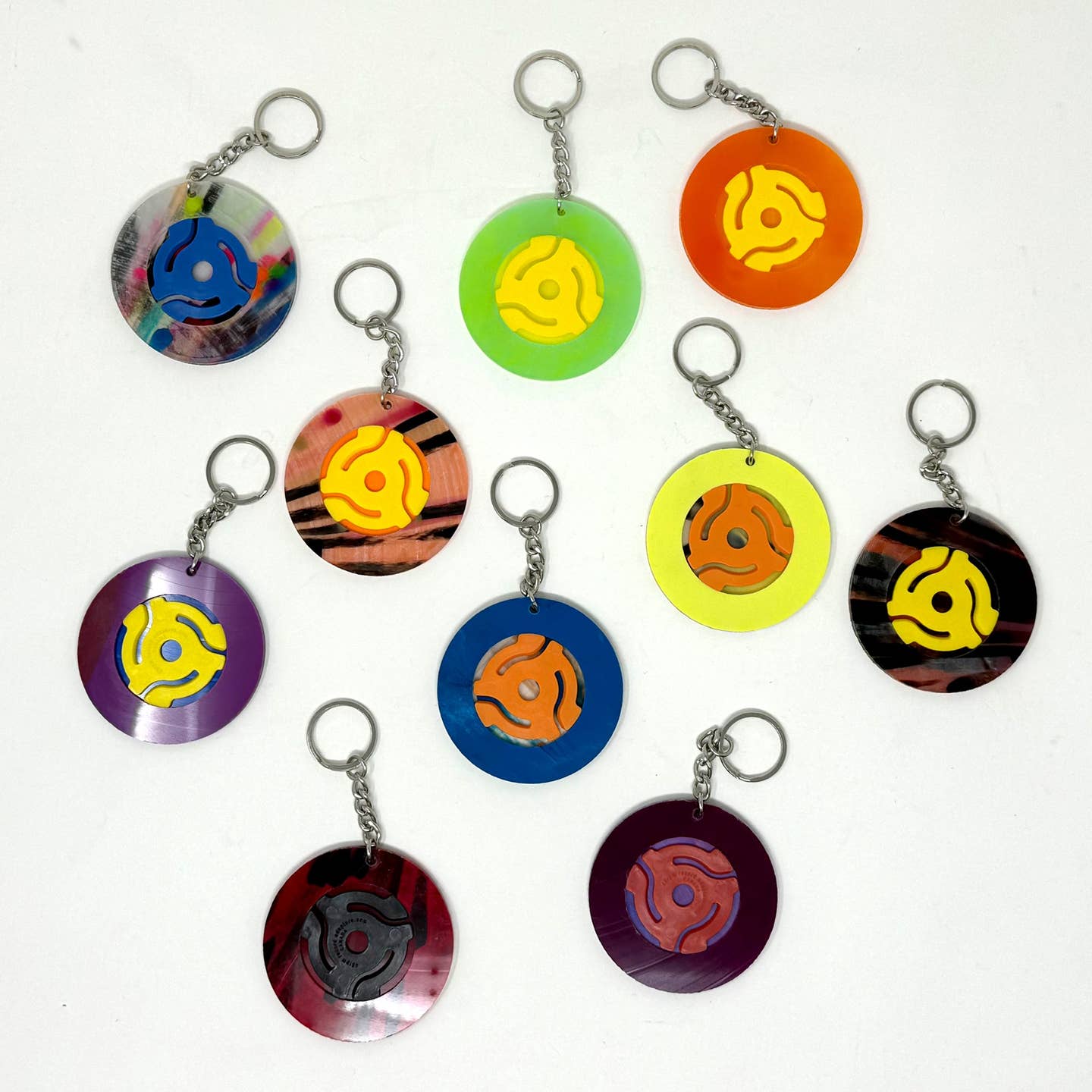 Vinyl Record Keychain