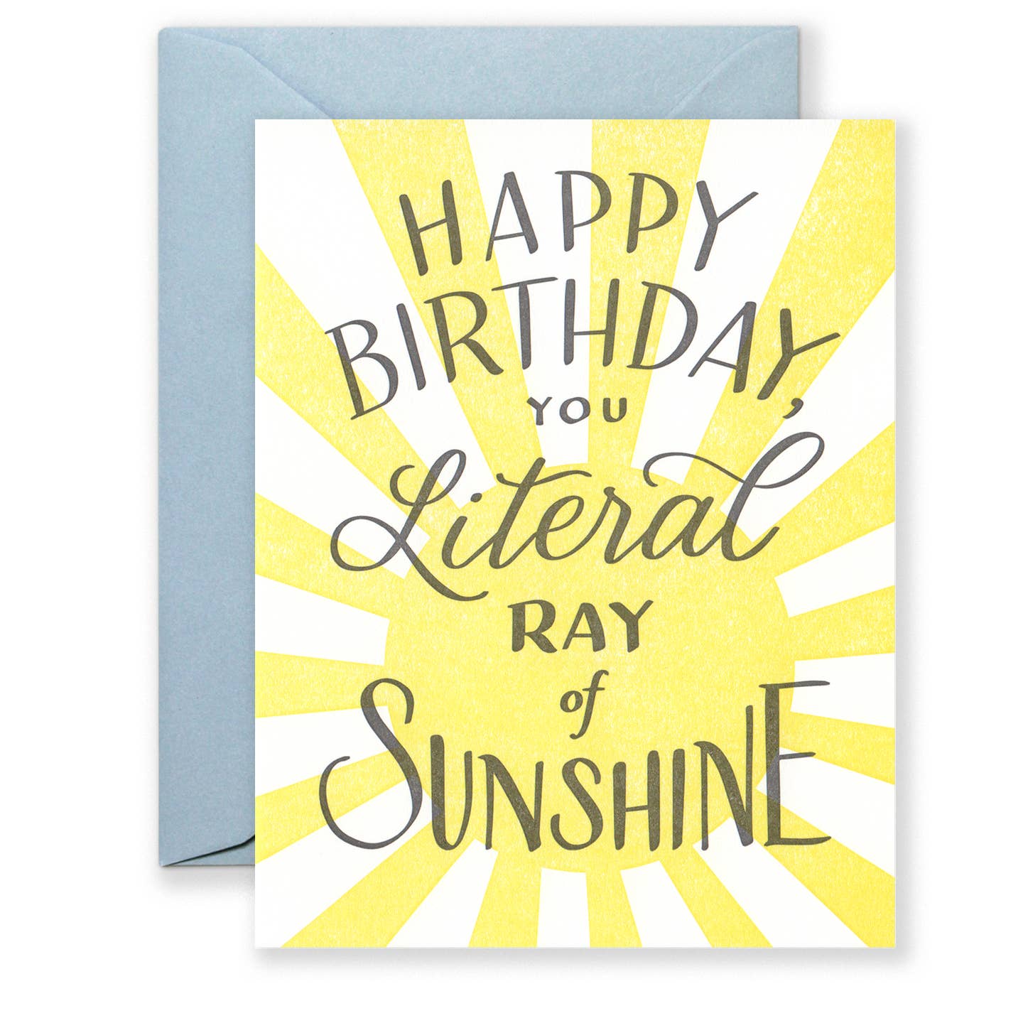 Happy Birthday Literal Ray of Sunshine Card