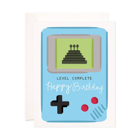 Level Complete Gaming Birthday Card