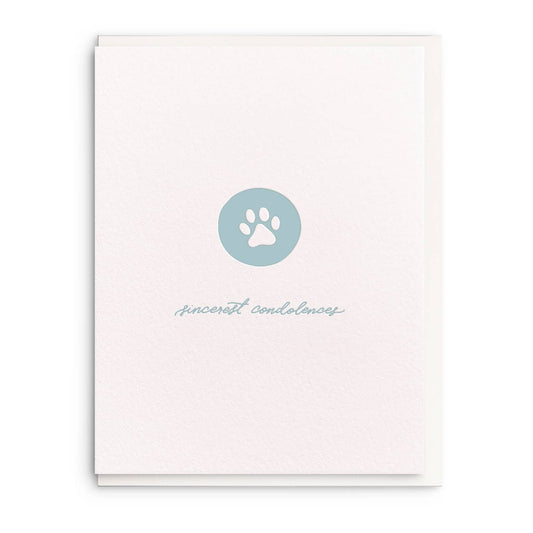 Pet Sincerest Condolences Card