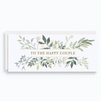 Floral To the Happy Couple #10 Card