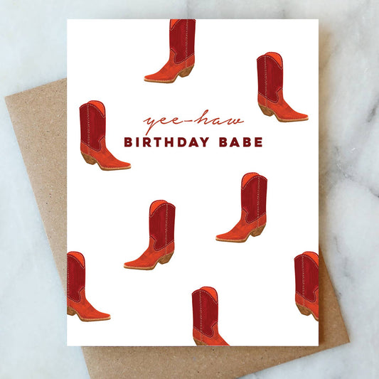 Yee Haw Birthday Babe Card