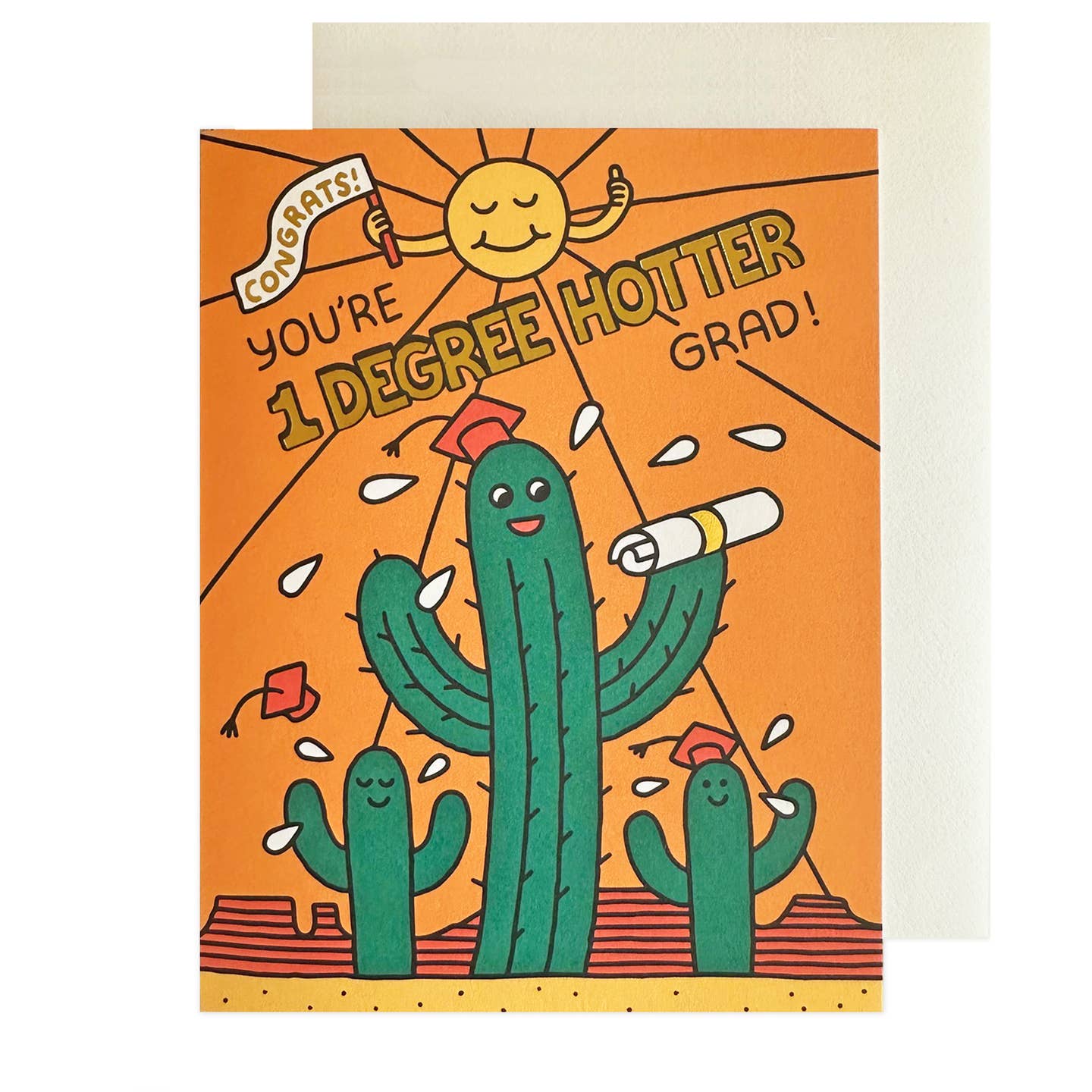 1 Degree Hotter Grad Card