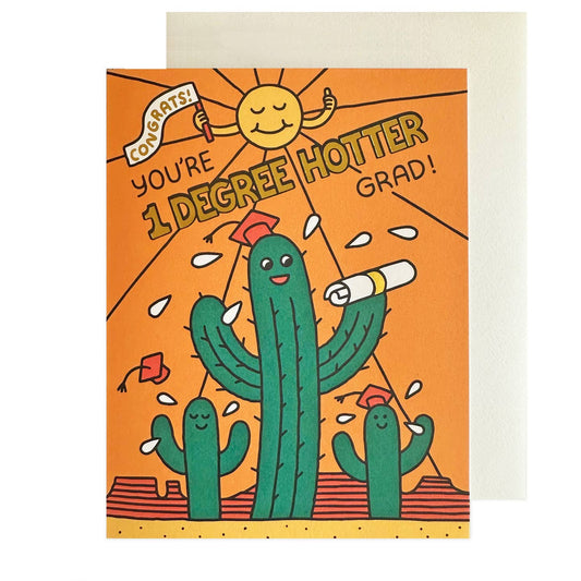 1 Degree Hotter Grad Card