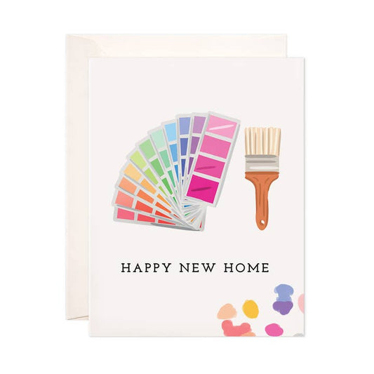New Home Paint Swatches Card