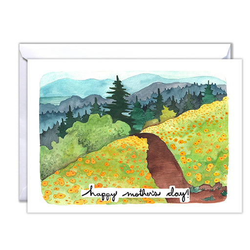 Mountain Path Happy Mothers Day Card