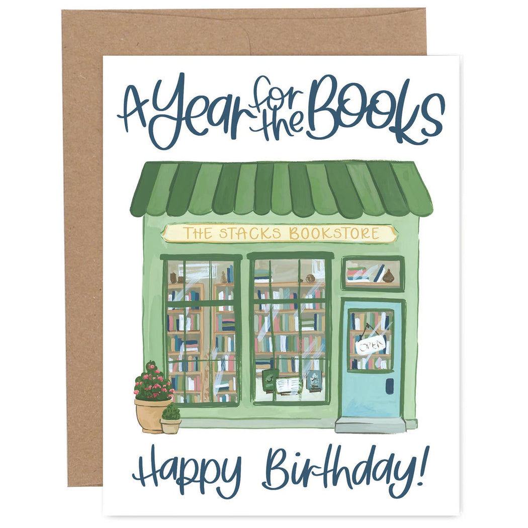 A Year For the Books Birthday Card