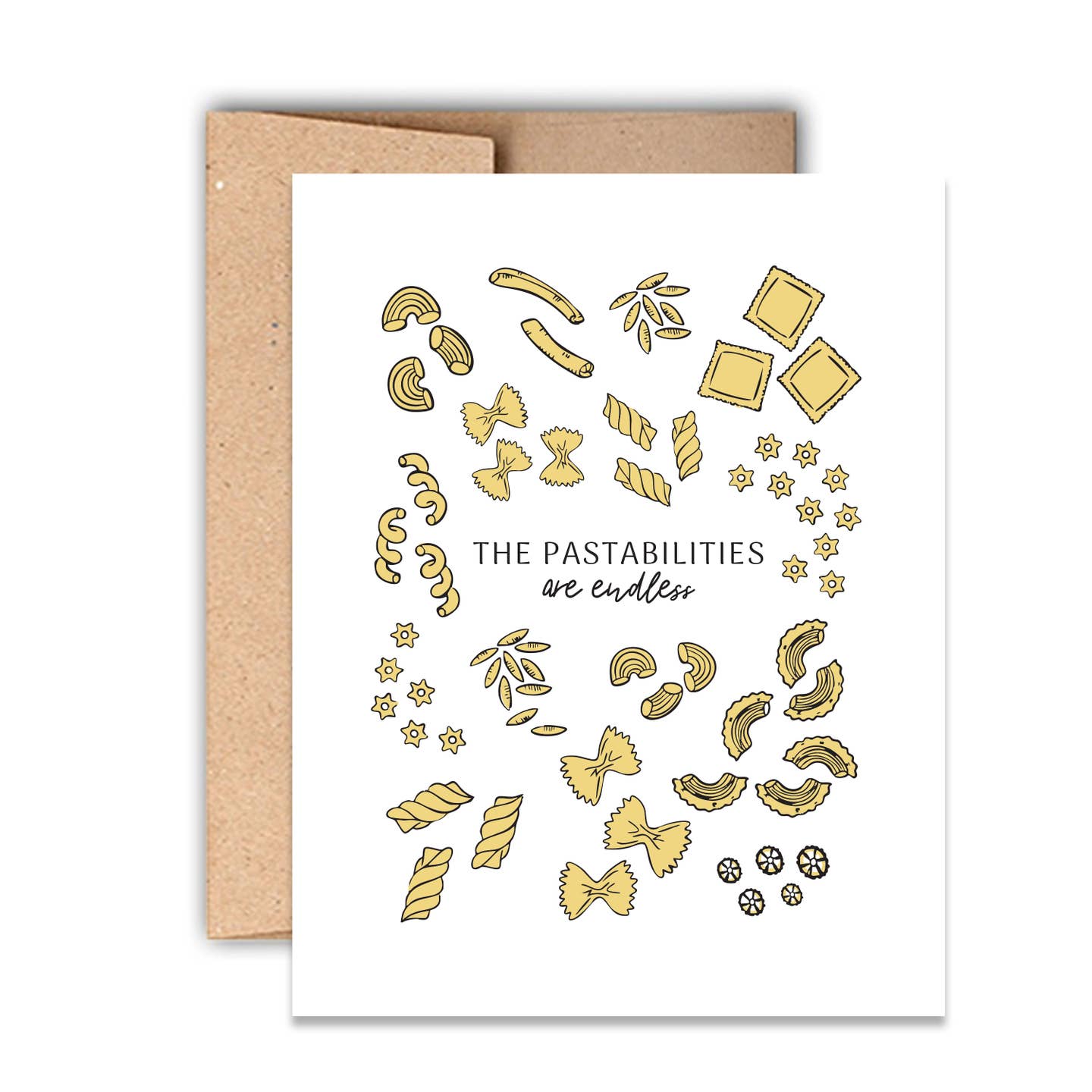 The Pastabilites Are Endless Card