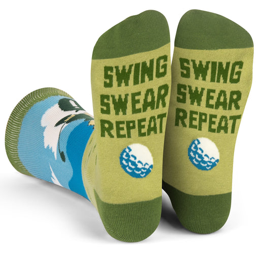 Swing Swear Repeat Golf Socks