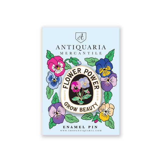 Flower Power Grow Beauty Enamel Pin