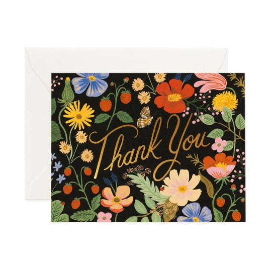 Strawberry Fields Thank You Box Cards