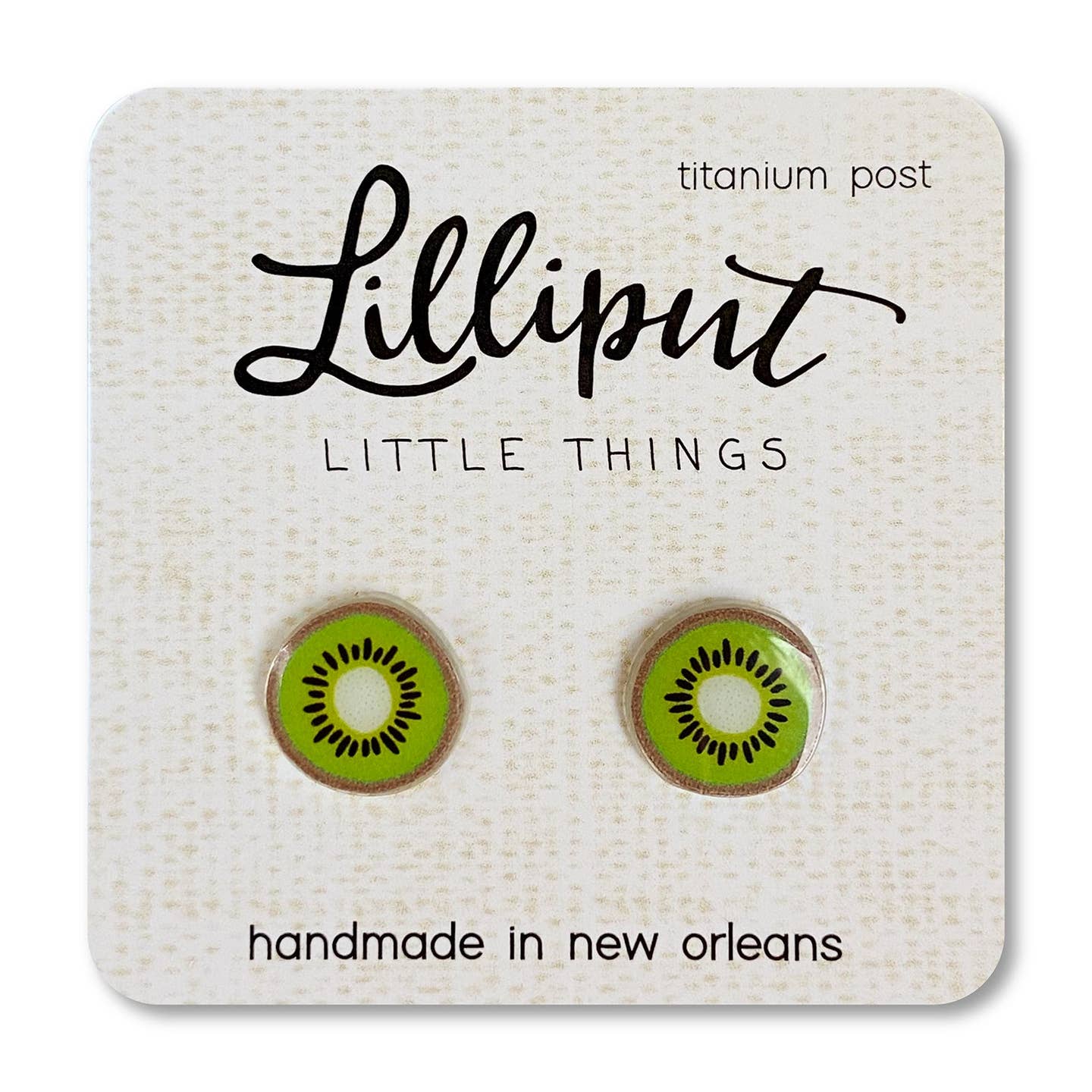 Kiwi Slice Earrings
