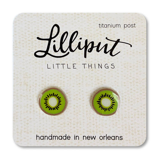 Kiwi Slice Earrings
