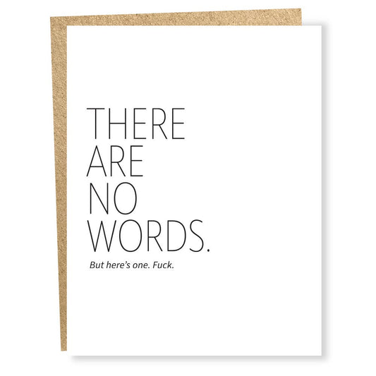SP #1631: No Words Fuck Card