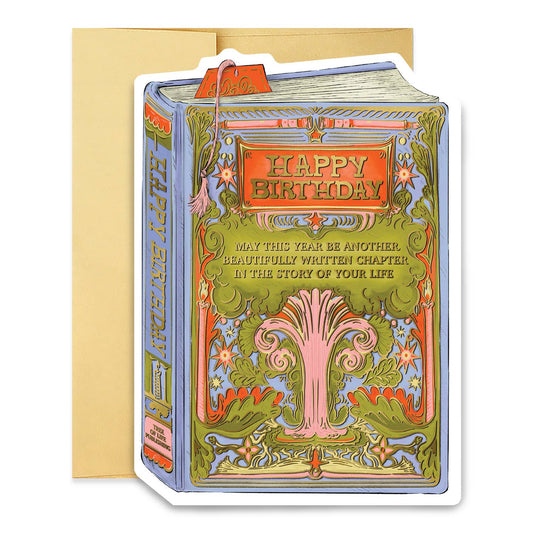 Tree Story of Your Life Birthday Book Cover Card