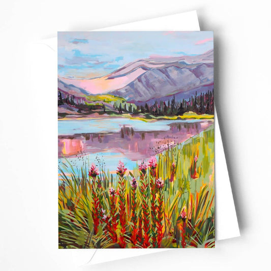 Rocky Mountain Reflections Blank Card