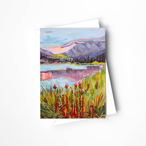 Rocky Mountain Reflections Blank Card