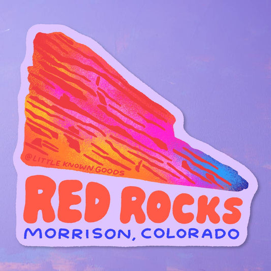 Red Rocks Morrison Colorado Sticker