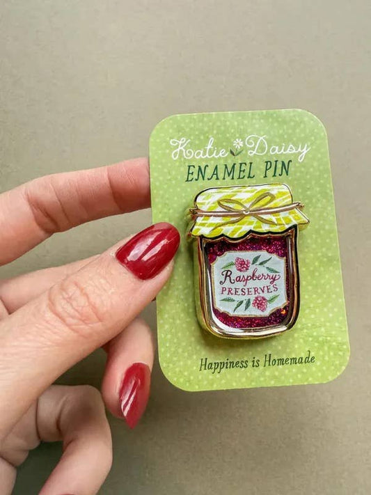 Jam Jar Interactive Enamel Pin