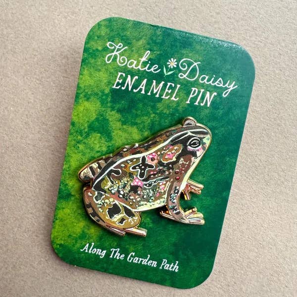 Garden Toad Enamel Pin
