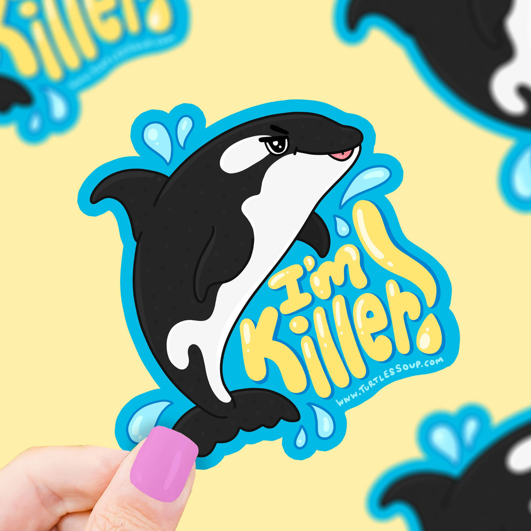 Im Killer Whale Vinyl Sticker