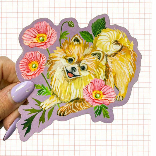 Pomeranian Dog Sticker
