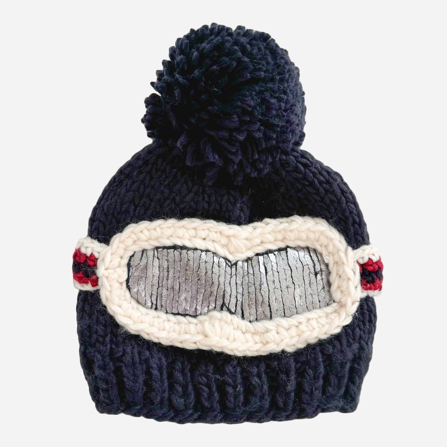 Navy Ski Goggles Baby Kids Beanie