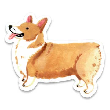 Corgi Dog Vinyl Sticker