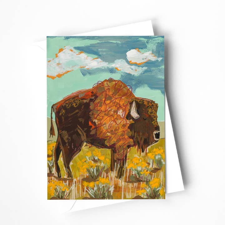 Big Guy Bison Card