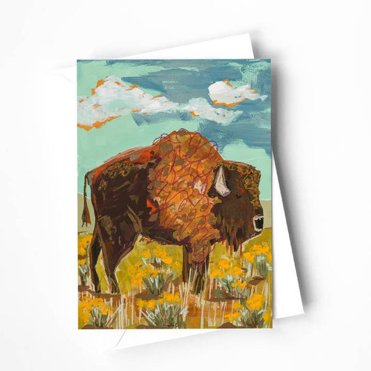 Big Guy Bison Card