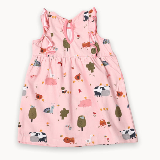Farm Ruffle Baby Dress & Bloomer Set