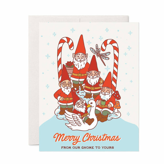 Christmas From Our Gnome to Yours Card
