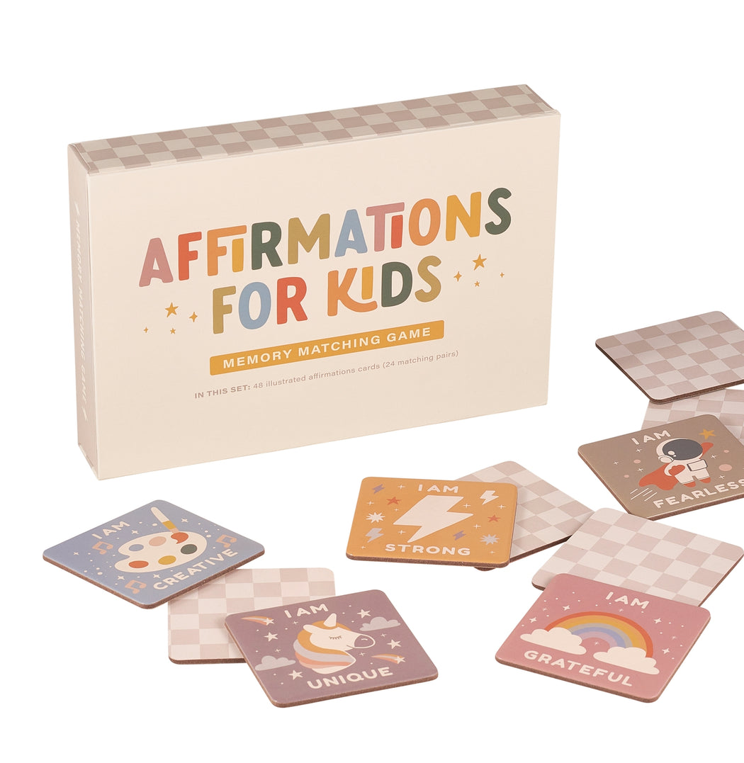 Affirmations For Kids Memory Matching Game