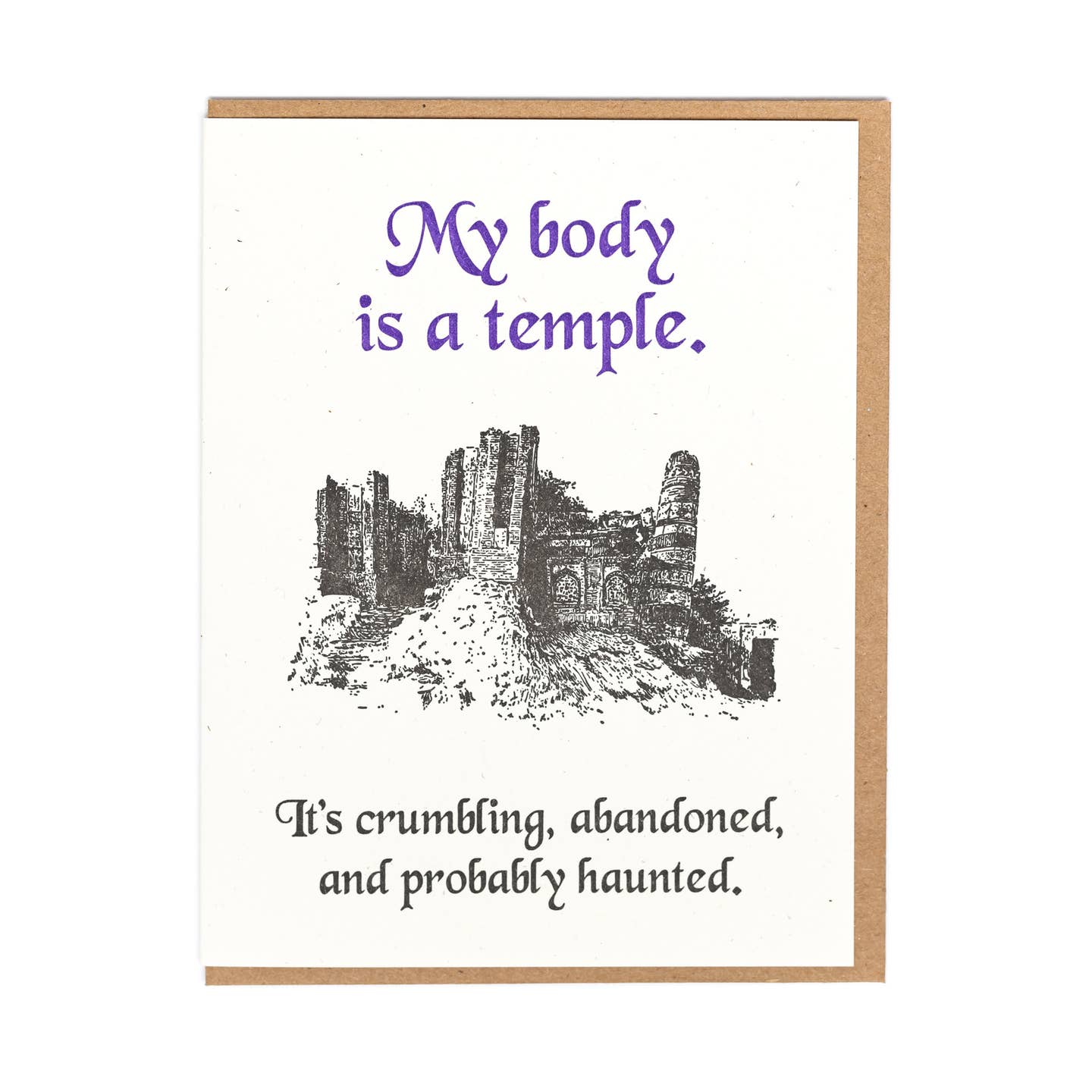 My Body is a Temple Card