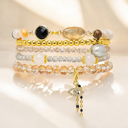 Dark Champagne Stretch Apple Watch Strap