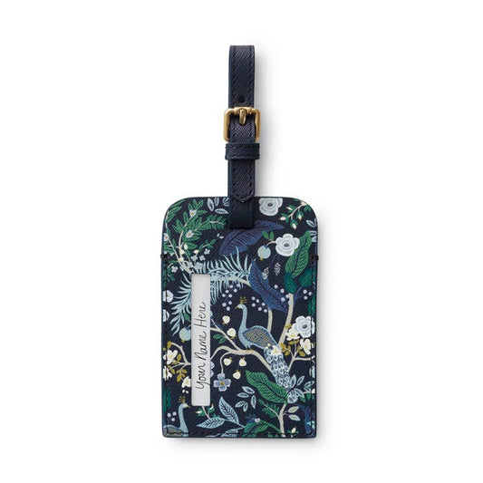 Peacock Luggage Tag