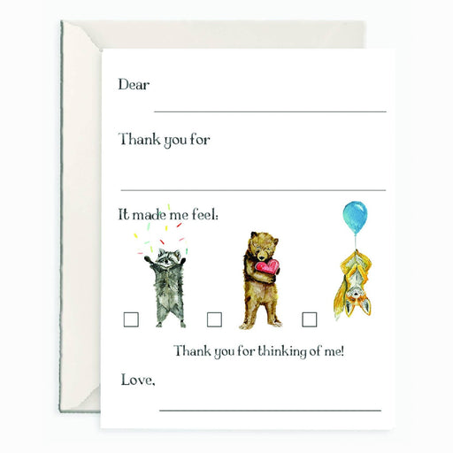 Sprinkle Kids Fill in the Blank Thank You Cards